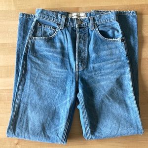 Reformation Cynthia High Relaxed Jean in Aegean Wash